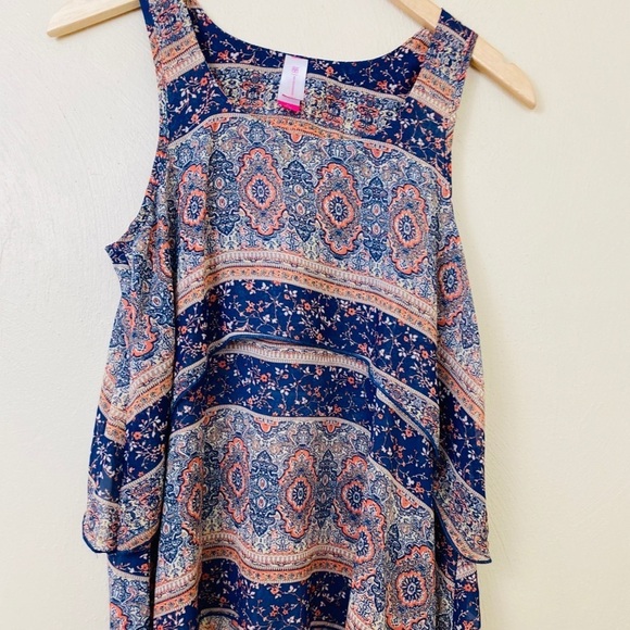 🔥NWOT No Boundaries Top (Blouse) multi Color Sz M - Picture 1 of 7